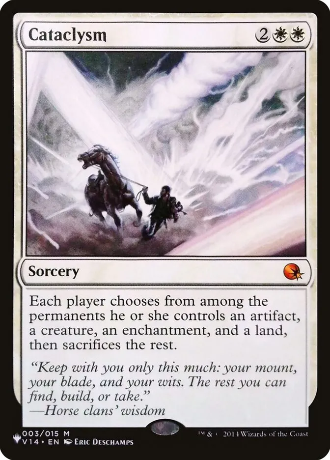 2020 The List Cataclysm #V14-3 mythic card image