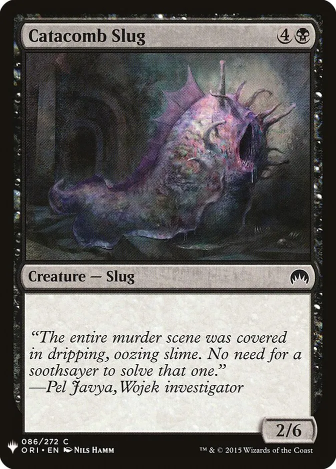 2020 The List Catacomb Slug #ORI-86 common card image