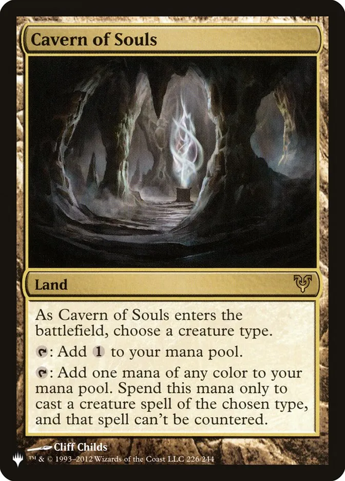 2020 The List Cavern of Souls #AVR-226 rare card image