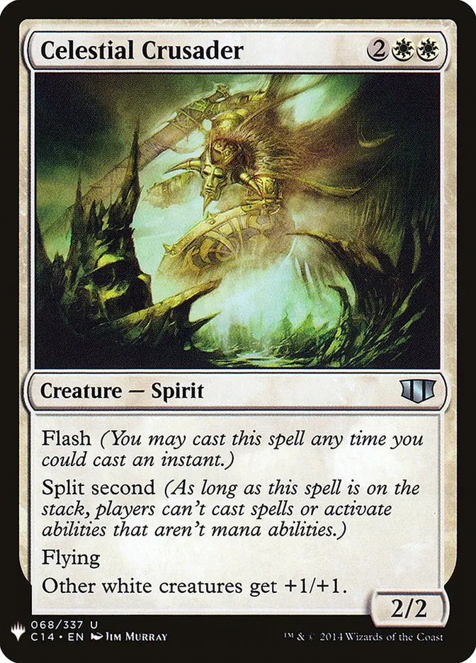 2020 The List Celestial Crusader uncommon #C14-68 uncommon card image