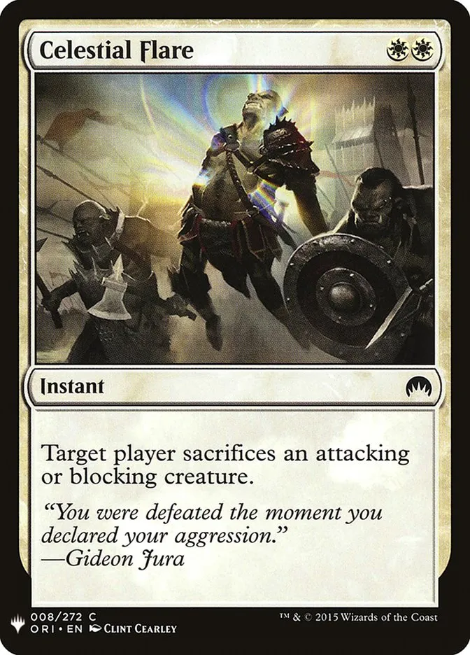 2020 The List Celestial Flare common #ORI-8 common card image