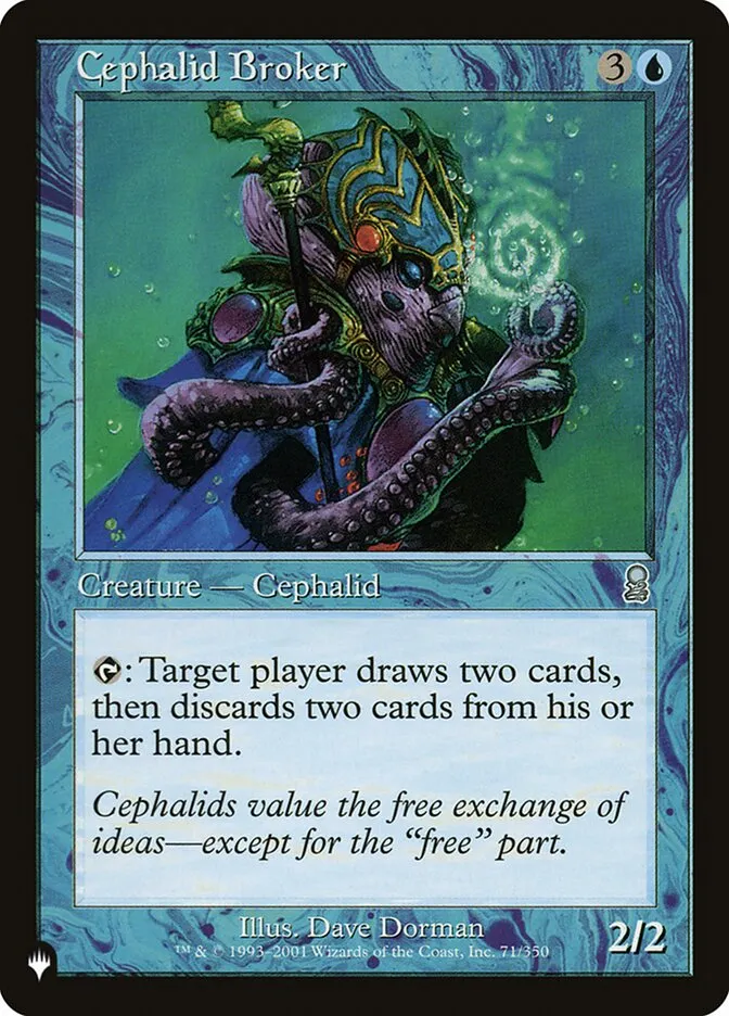 2020 The List Cephalid Broker #ODY-71 uncommon card image
