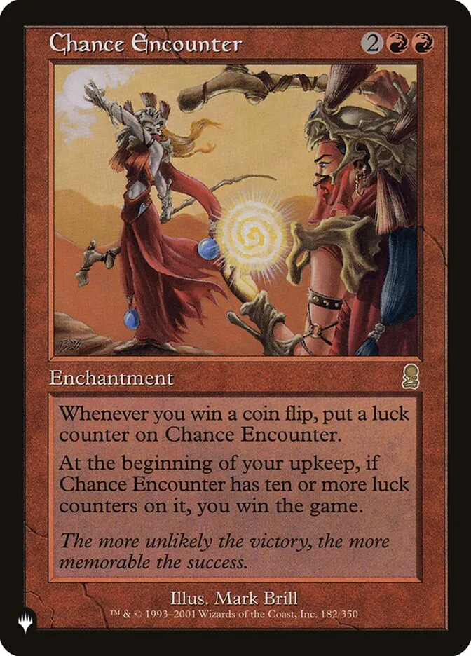 2020 The List Chance Encounter #ODY-182 rare card image