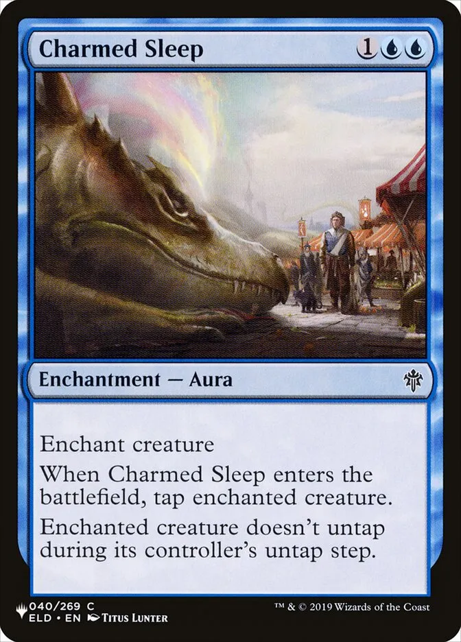 2020 The List Charmed Sleep #ELD-40 common card image