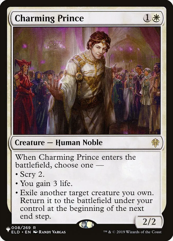 2020 The List Charming Prince #ELD-8 rare card image