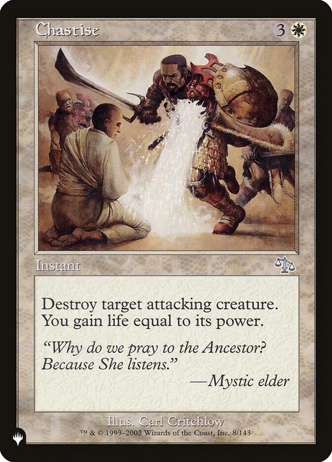 2020 The List Chastise #JUD-8 uncommon card image