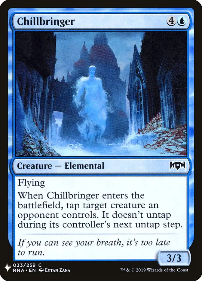 2020 The List Chillbringer common #RNA-33 common card image