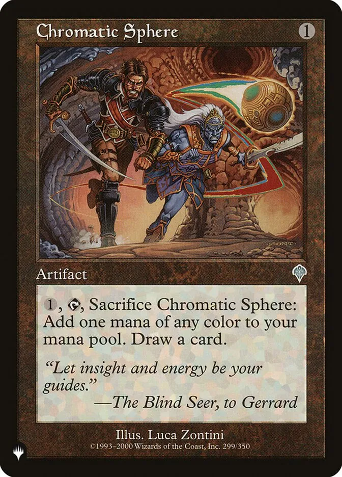 2020 The List Chromatic Sphere #INV-299 uncommon card image
