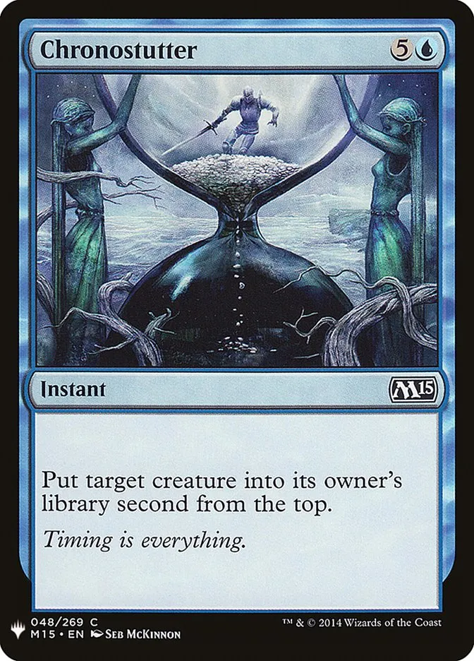 2020 The List Chronostutter common #M15-48 common card image