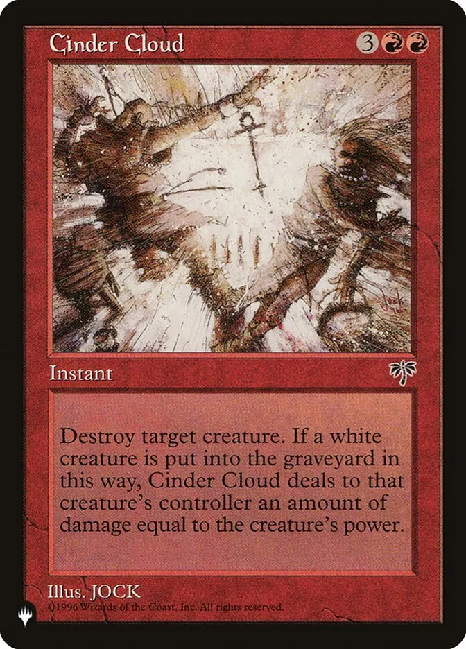 2020 The List Cinder Cloud uncommon #MIR-165 uncommon card image