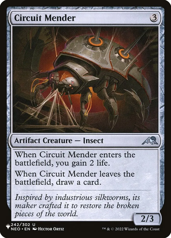 2020 The List Circuit Mender #NEO-242 uncommon card image