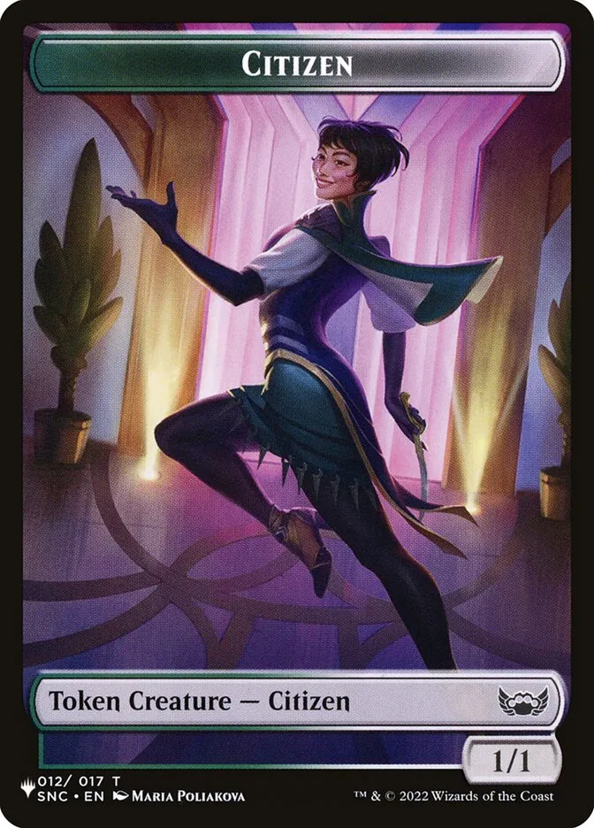 2020 The List Citizen common #TSNC-12 common card image