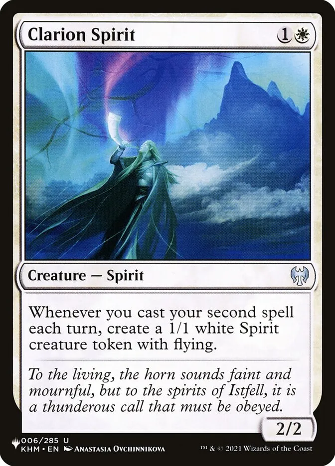 2020 The List Clarion Spirit #KHM-6 uncommon card image