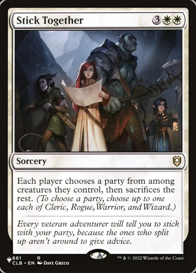 2020 The List Stick Together #CLB-661 rare card image