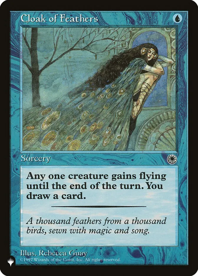 2020 The List Cloak of Feathers #POR-44 common card image
