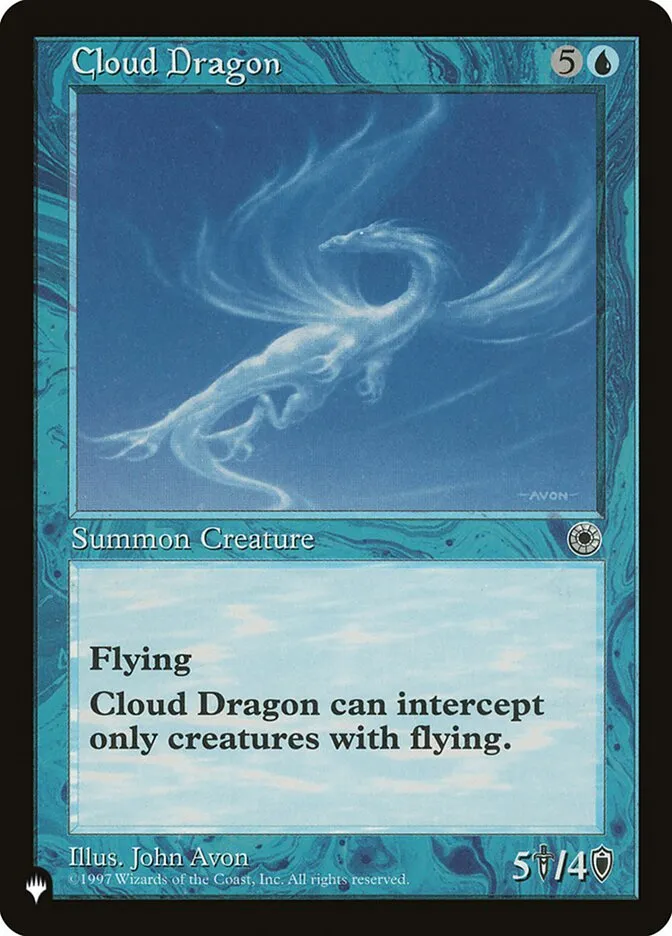 2020 The List Cloud Dragon #POR-45 rare card image