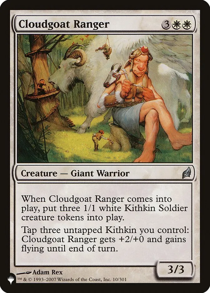 2020 The List Cloudgoat Ranger #LRW-10 uncommon card image