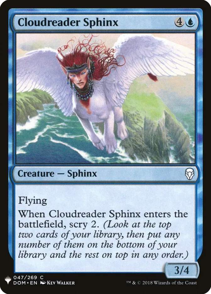 2020 The List Cloudreader Sphinx common #DOM-47 common card image