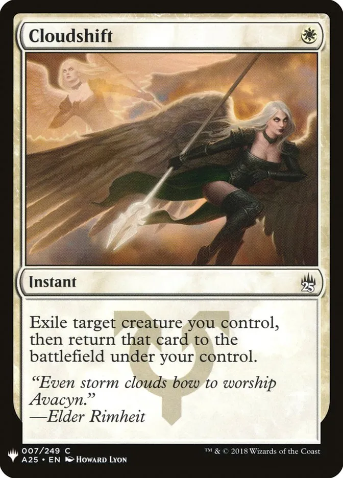 2020 The List Cloudshift common #A25-7 common card image