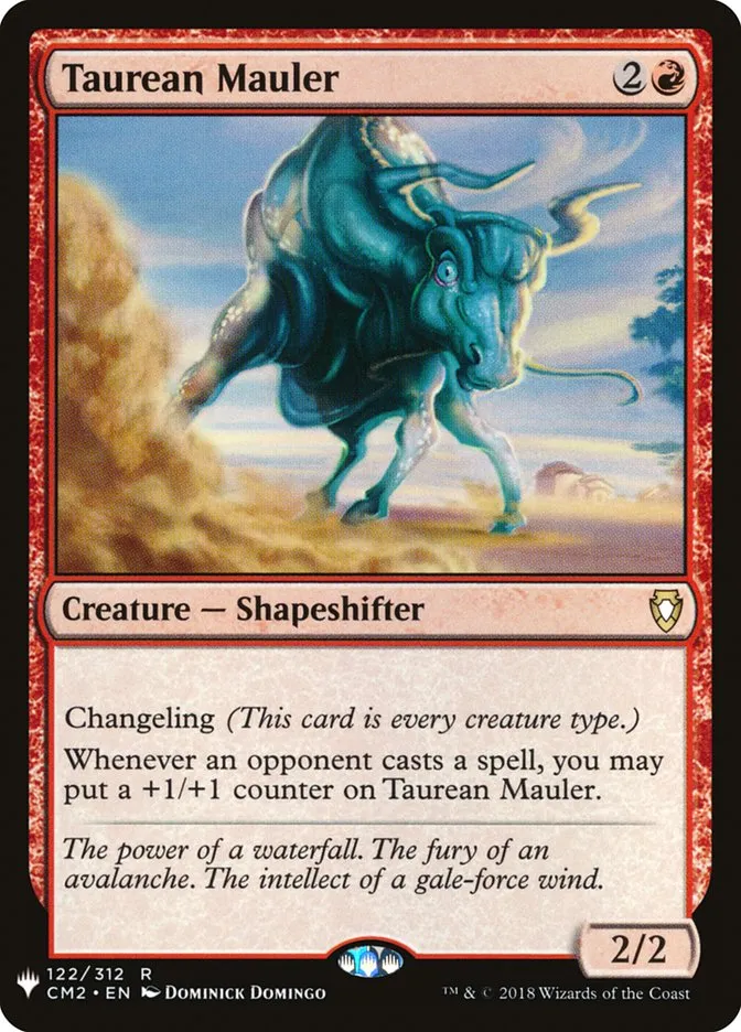 2020 The List Taurean Mauler #CM2-122 rare card image