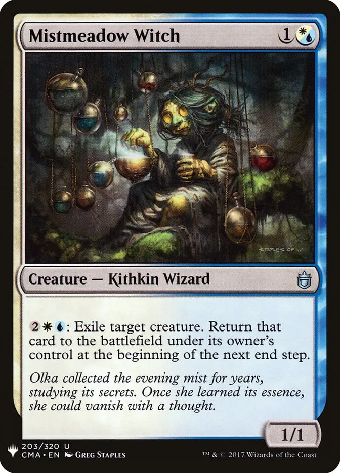 2020 The List Mistmeadow Witch #CMA-203 uncommon card image