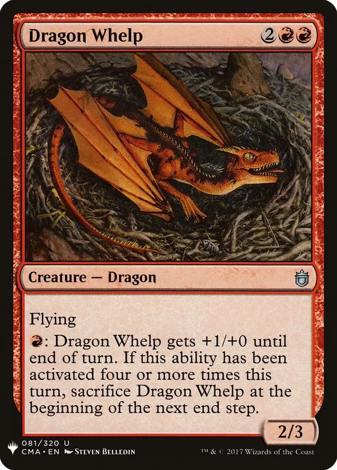 2020 The List Dragon Whelp #CMA-81 uncommon card image