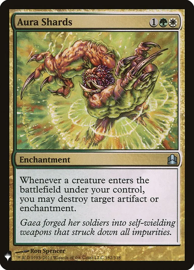 2020 The List Aura Shards uncommon #CMD-182 uncommon card image