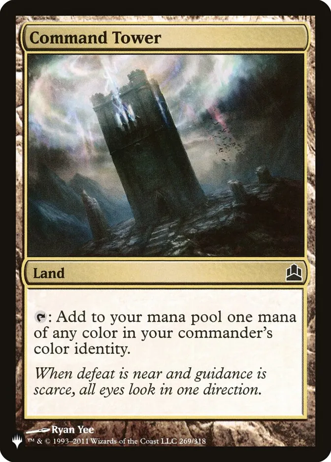2020 The List Command Tower common #CMD-269 common card image