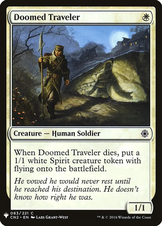 2020 The List Doomed Traveler #CN2-83 common card image