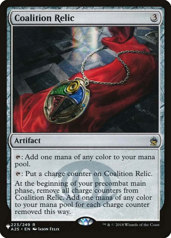 2020 The List Coalition Relic #A25-223 rare card image