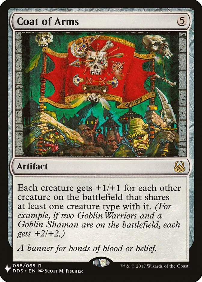 2020 The List Coat of Arms #DDS-58 rare card image