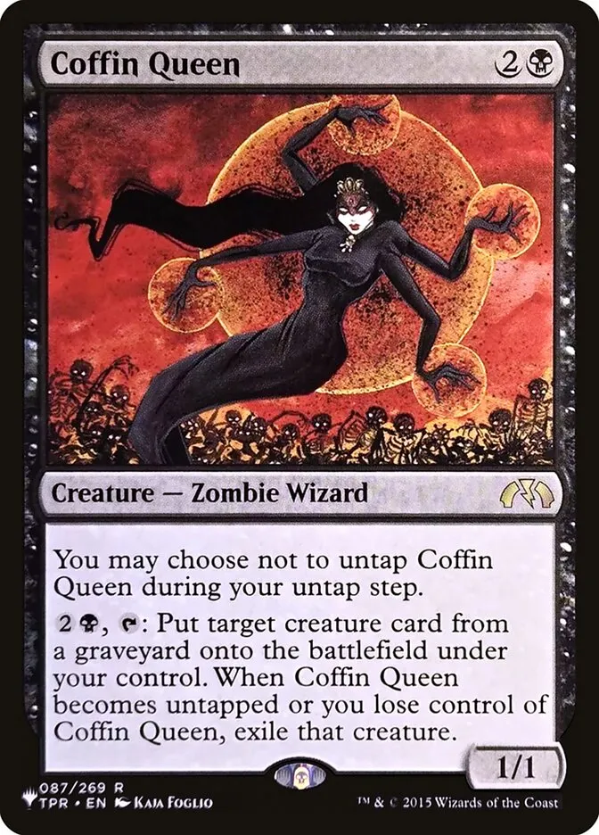 2020 The List Coffin Queen #TPR-87 rare card image