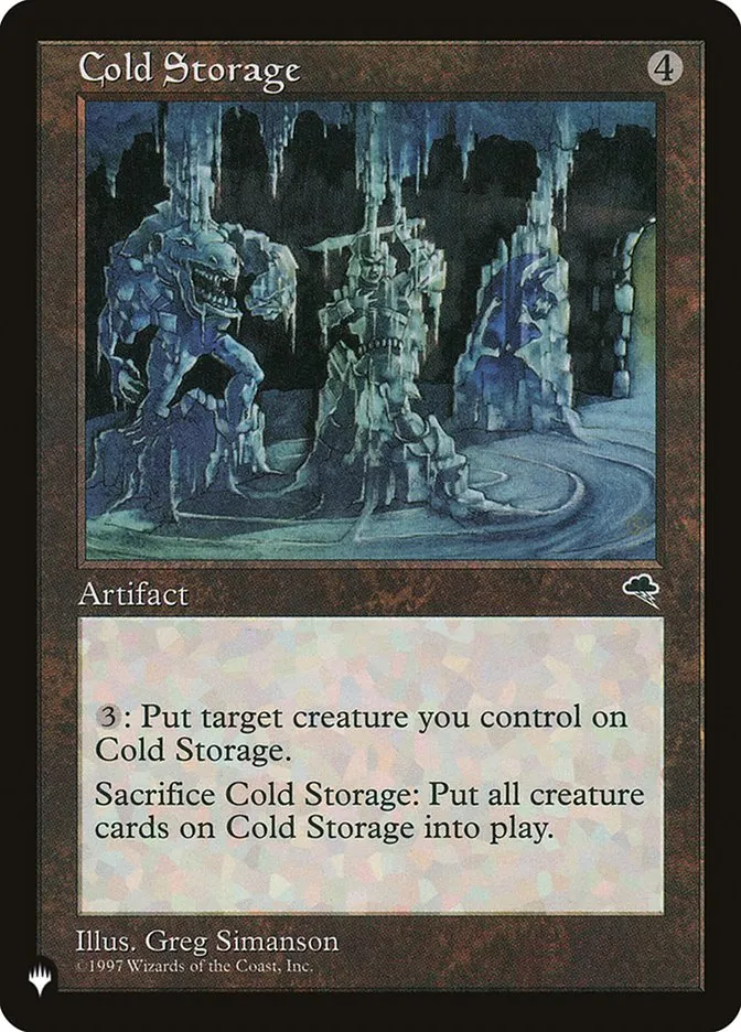 2020 The List Cold Storage rare #TMP-280 rare card image