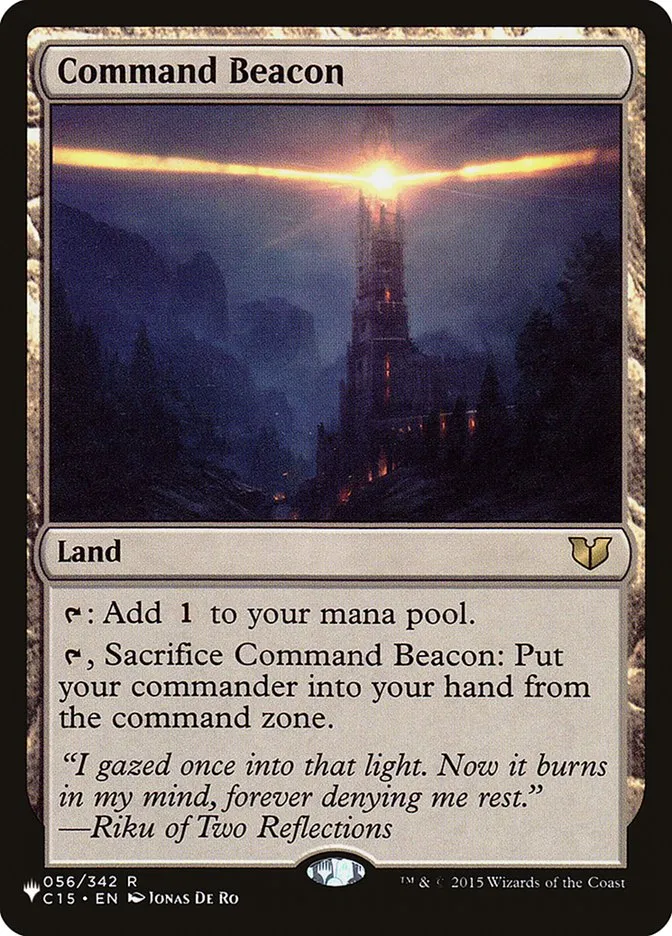 2020 The List Command Beacon rare #C15-56 rare card image