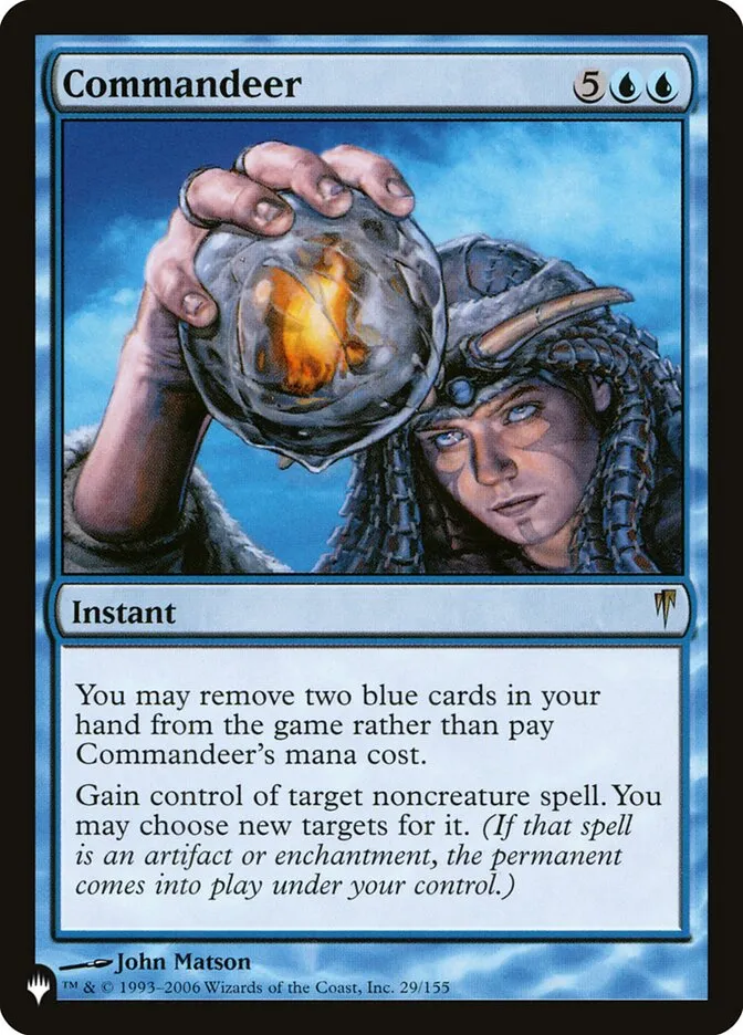 2020 The List Commandeer rare #CSP-29 rare card image
