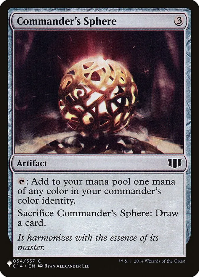 2020 The List Commander's Sphere common #C14-54 common card image