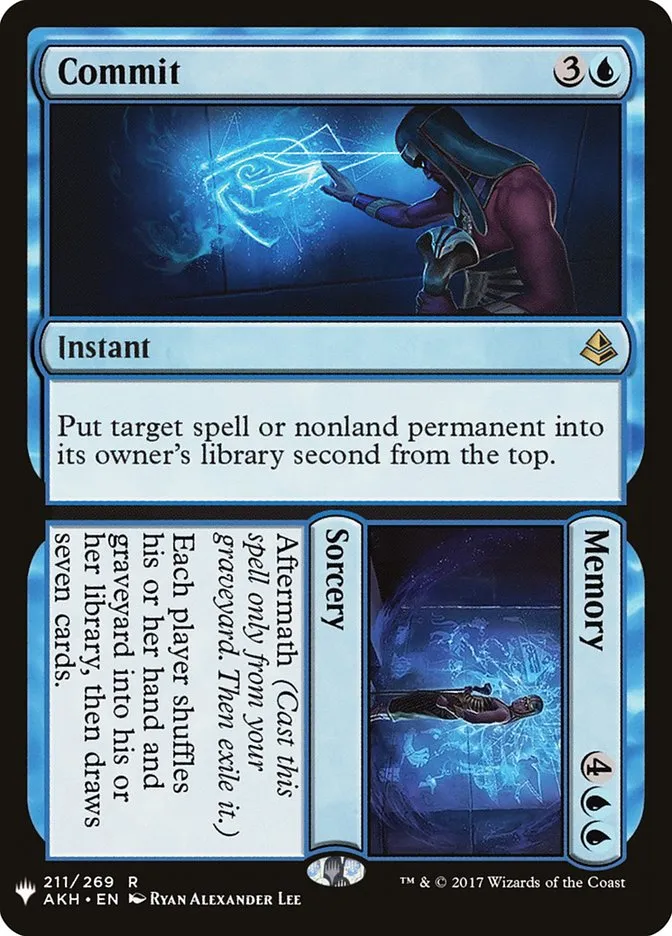 2020 The List Commit // Memory rare #AKH-211 rare card image