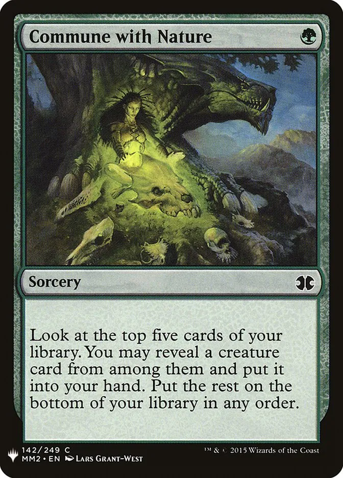 2020 The List Commune with Nature #MM2-142 common card image