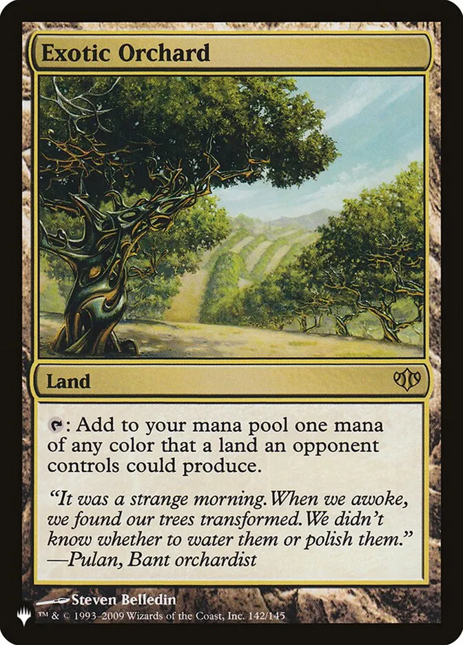 2020 The List Exotic Orchard #CON-142 rare card image