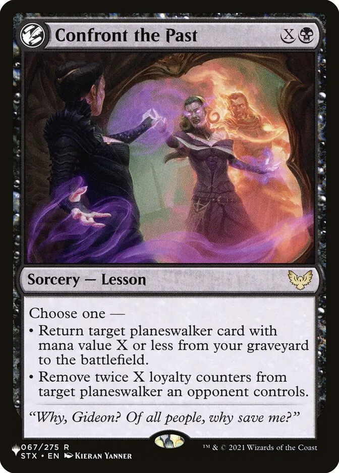 2020 The List Confront the Past #STX-67 rare card image