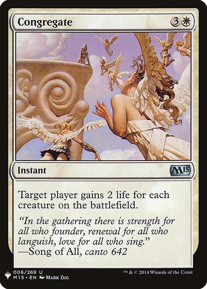 2020 The List Congregate uncommon #M15-6 uncommon card image