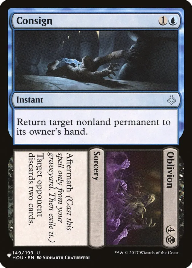 2020 The List Consign // Oblivion uncommon #HOU-149 uncommon card image