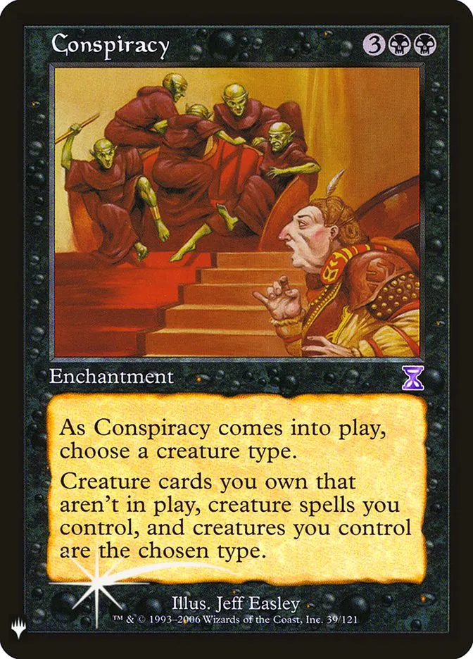 2020 The List Conspiracy #TSB-39 rare card image