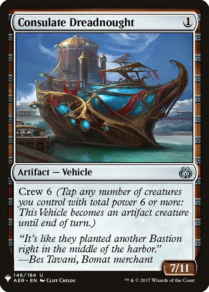 2020 The List Consulate Dreadnought #AER-146 uncommon card image