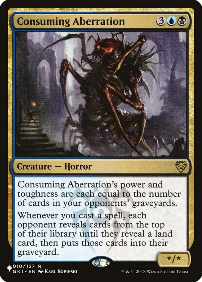 2020 The List Consuming Aberration #GK1-10 rare card image