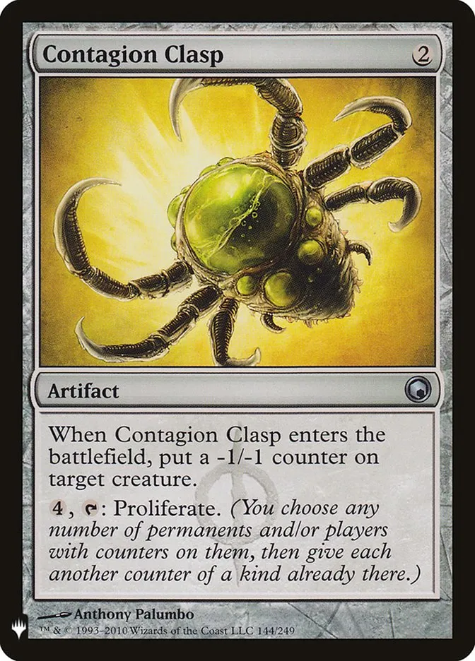 2020 The List Contagion Clasp #SOM-144 uncommon card image