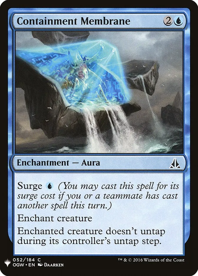 2020 The List Containment Membrane common #OGW-52 common card image