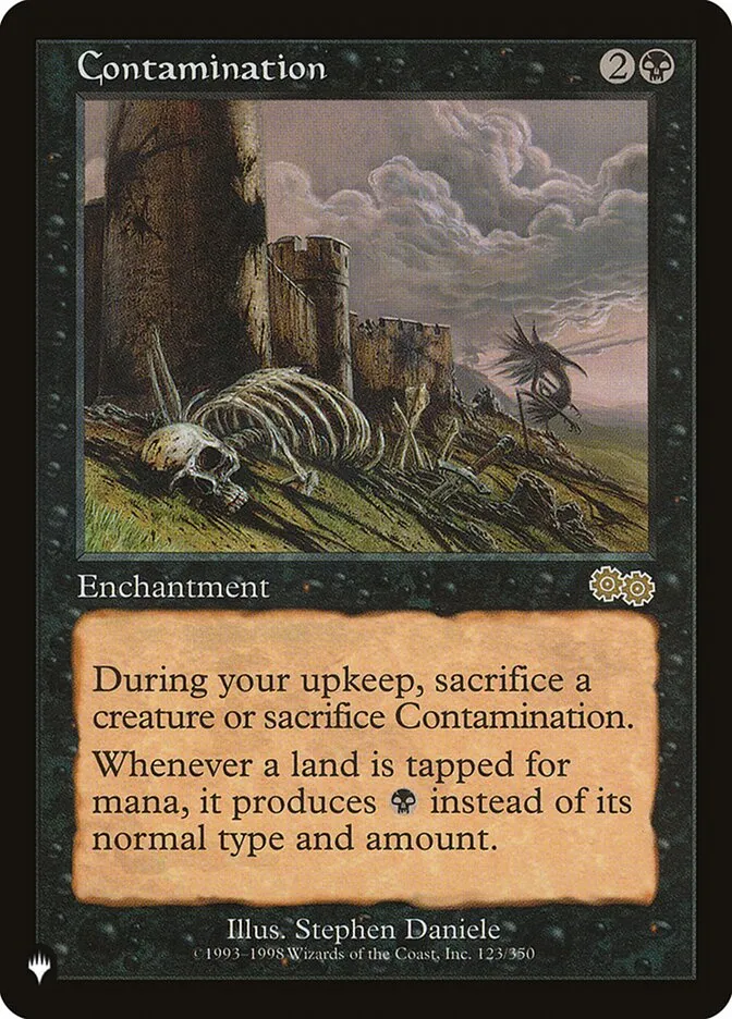2020 The List Contamination #USG-123 rare card image
