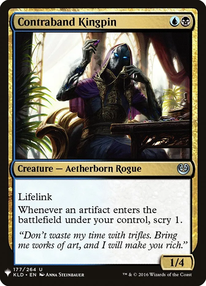 2020 The List Contraband Kingpin #KLD-177 uncommon card image