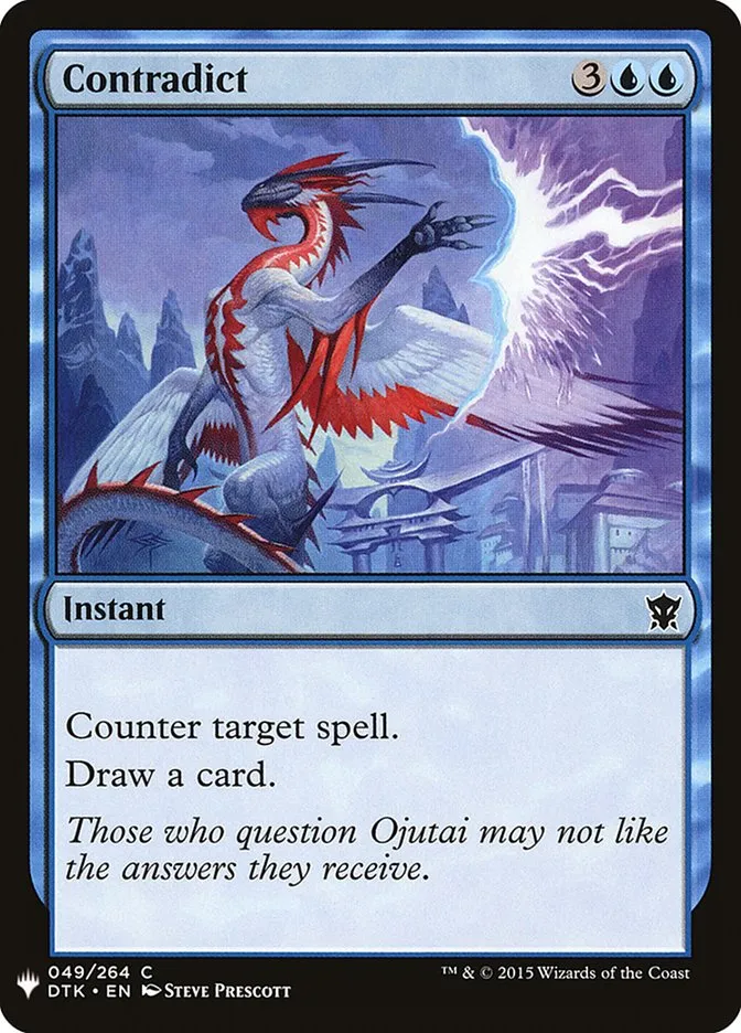 2020 The List Contradict #DTK-49 common card image